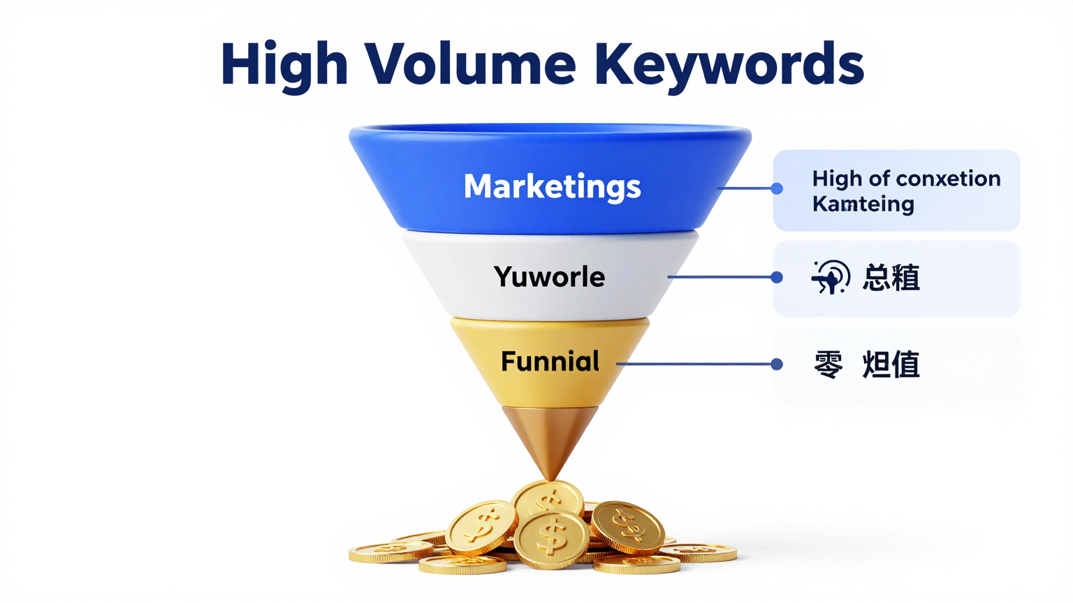 SEO hunisi ve düşük hacimli kelimelerin değeri illüstrasyonu